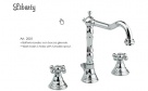Batteria lavabo con bocca girevole Liberty