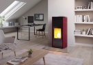 Stufa Giorgia 12 Kw pro 3 rossa